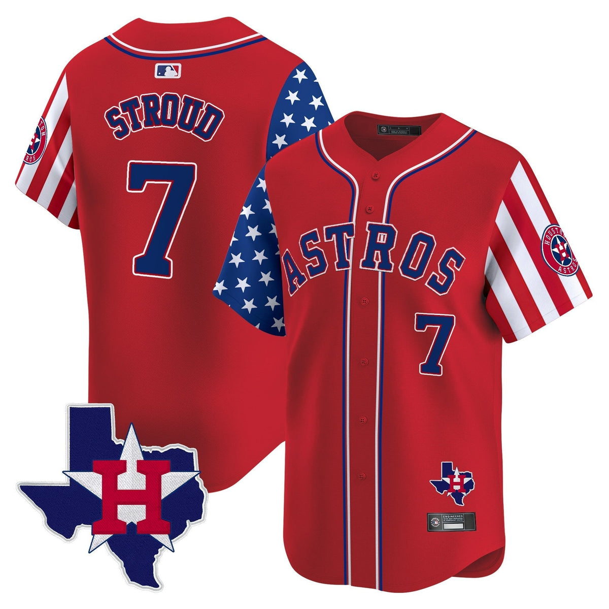 HOU 2025 Independence Day Vapor Premier Limited Jersey - All Stitched