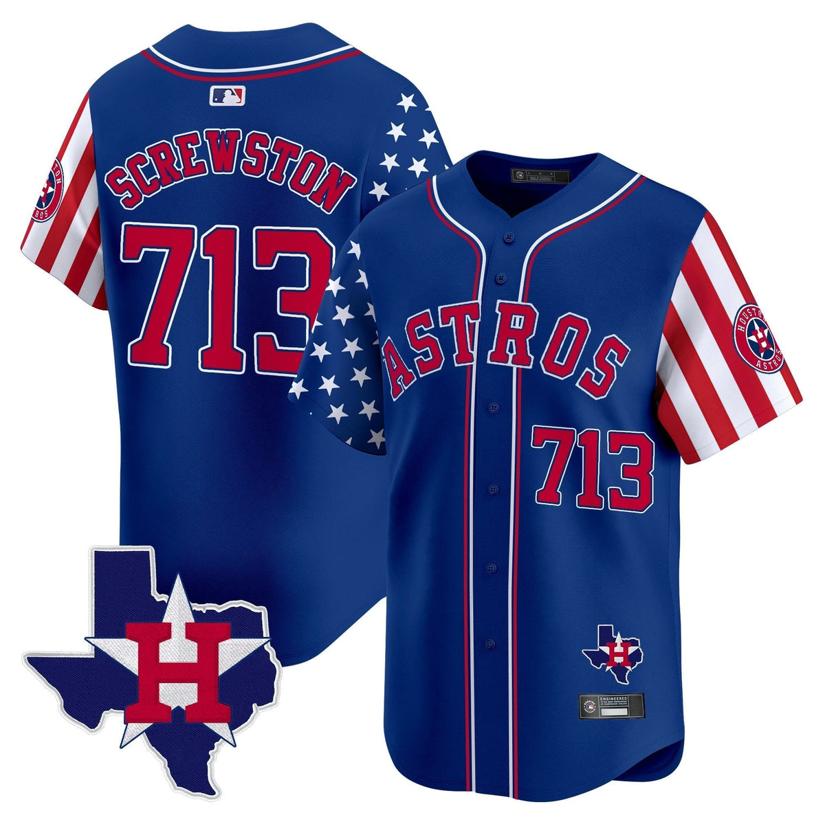 HOU 2025 Independence Day Vapor Premier Limited Jersey - All Stitched