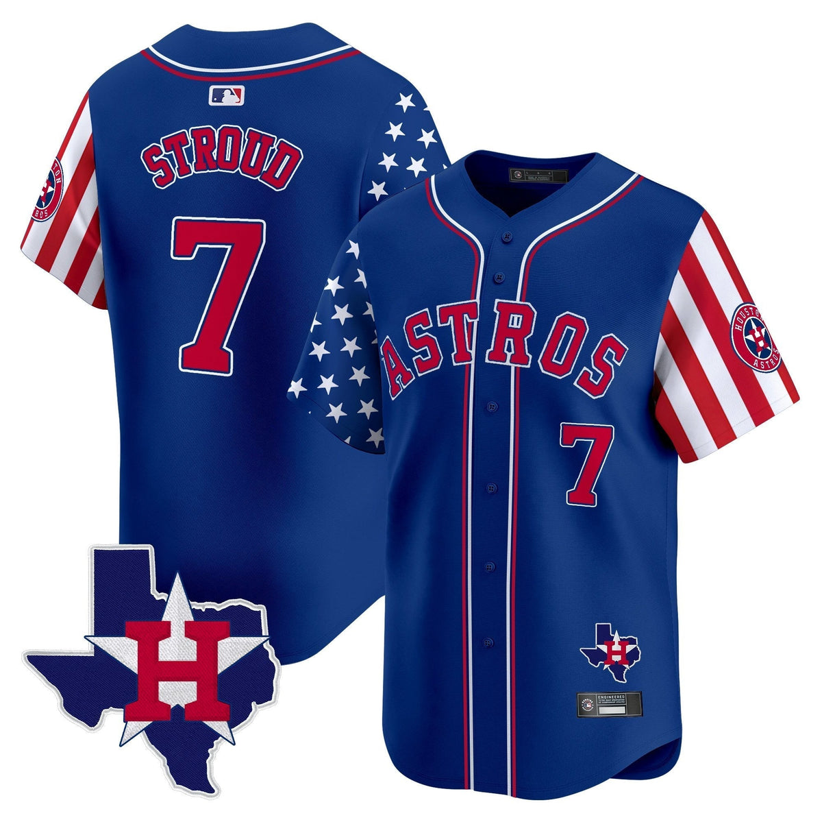 HOU 2025 Independence Day Vapor Premier Limited Jersey - All Stitched