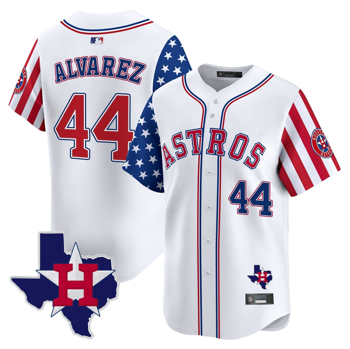 HOU 2025 Independence Day Vapor Premier Limited Men Jersey - All Stitched