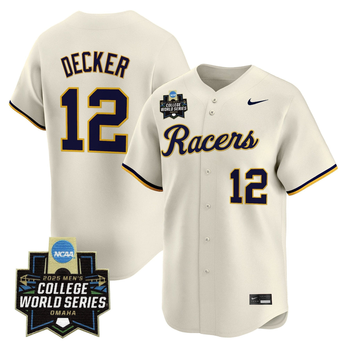Murray State Racers 2025 World Series Vapor Premier Limited Jersey - Stitched