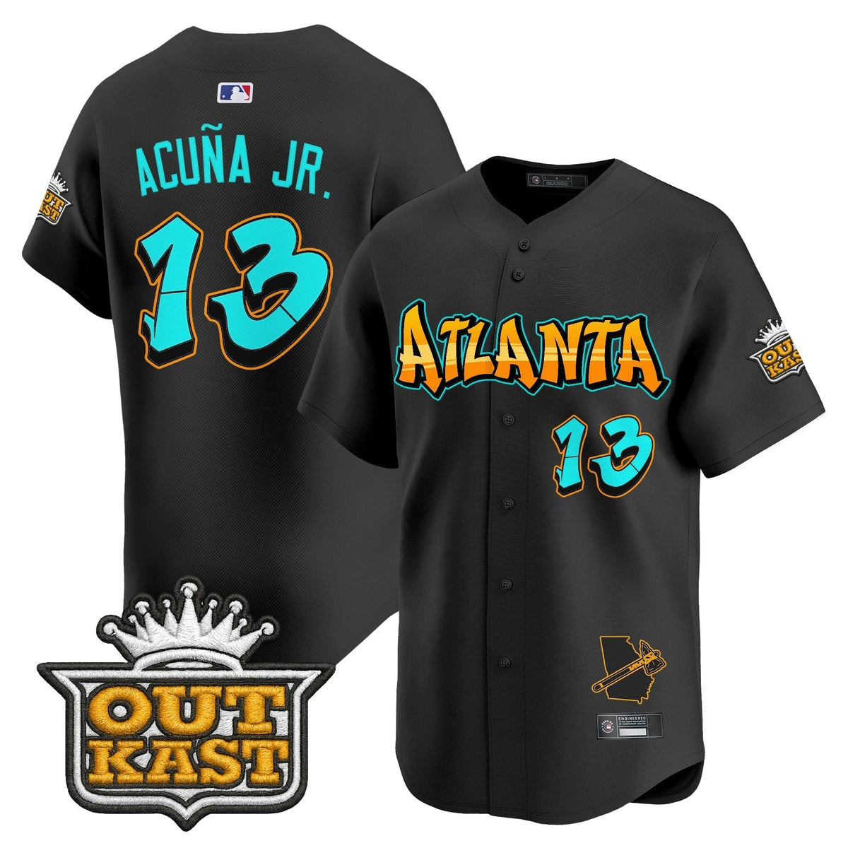 ATL 'Graffiti A-Town Edition' Vapor Premier Limited Jersey - Stitched