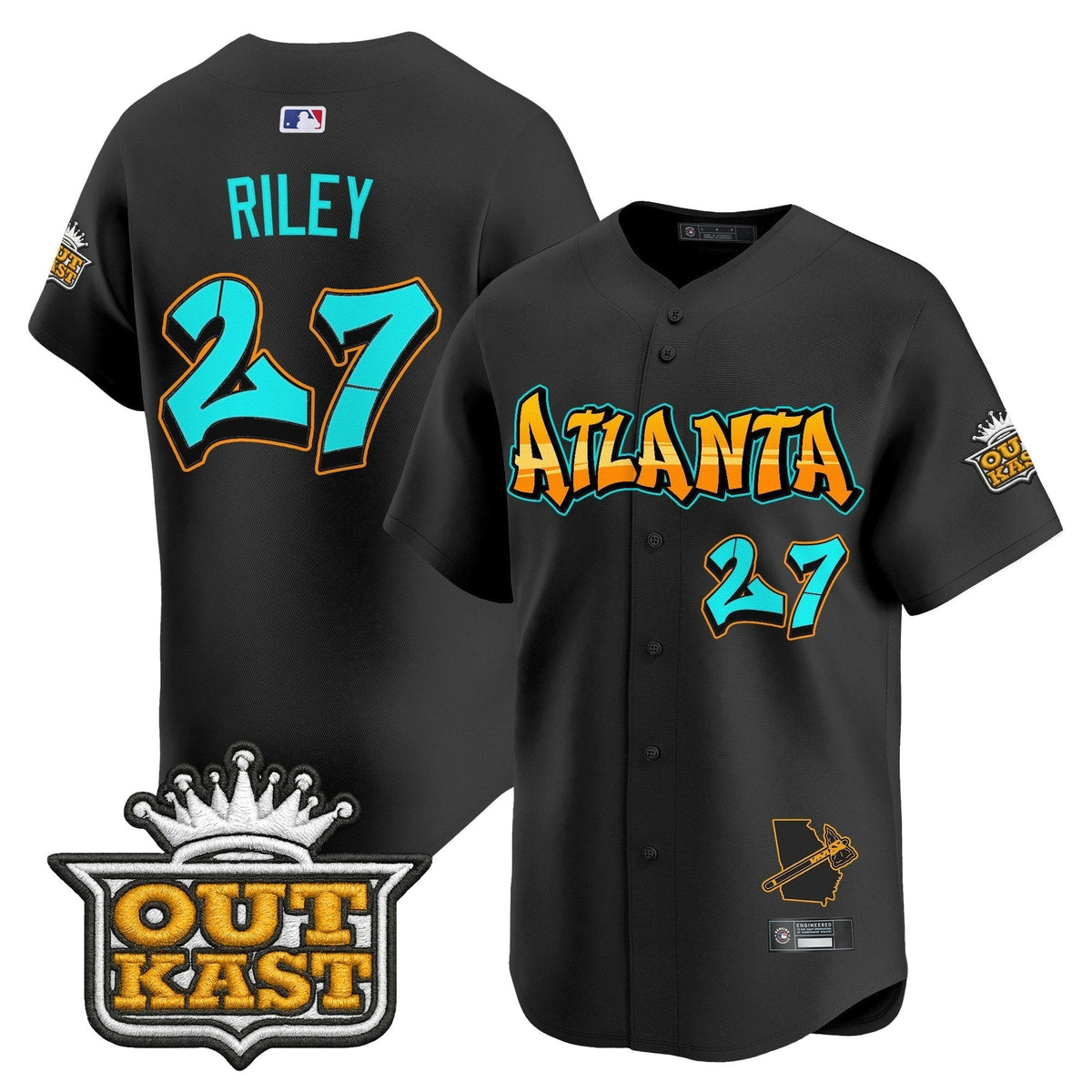 ATL 'Graffiti A-Town Edition' Vapor Premier Limited Jersey - Stitched