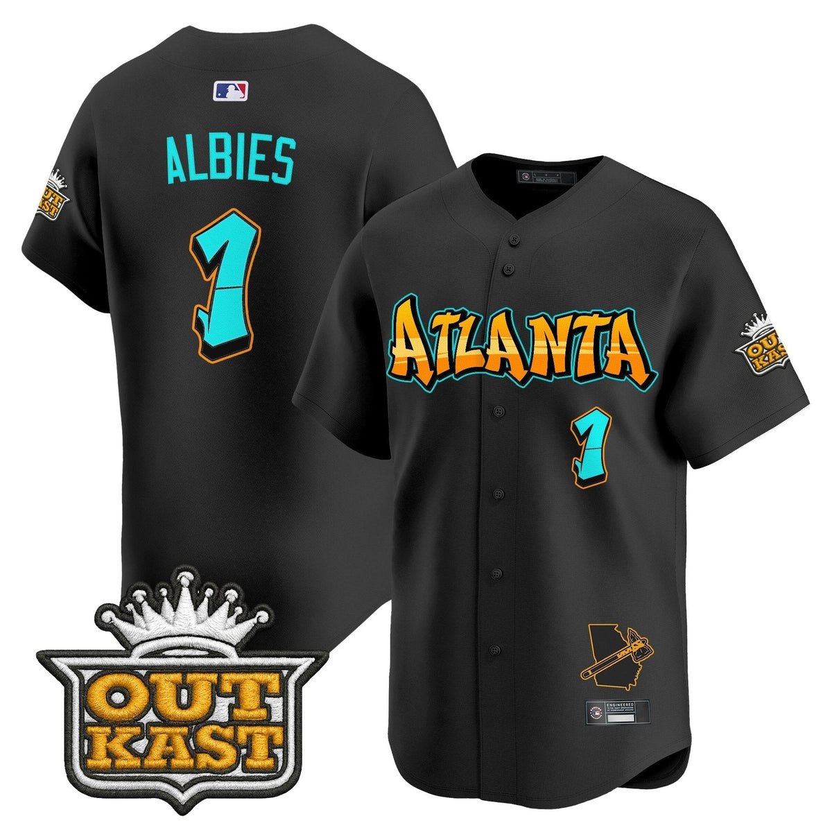 ATL 'Graffiti A-Town Edition' Vapor Premier Limited Jersey - Stitched