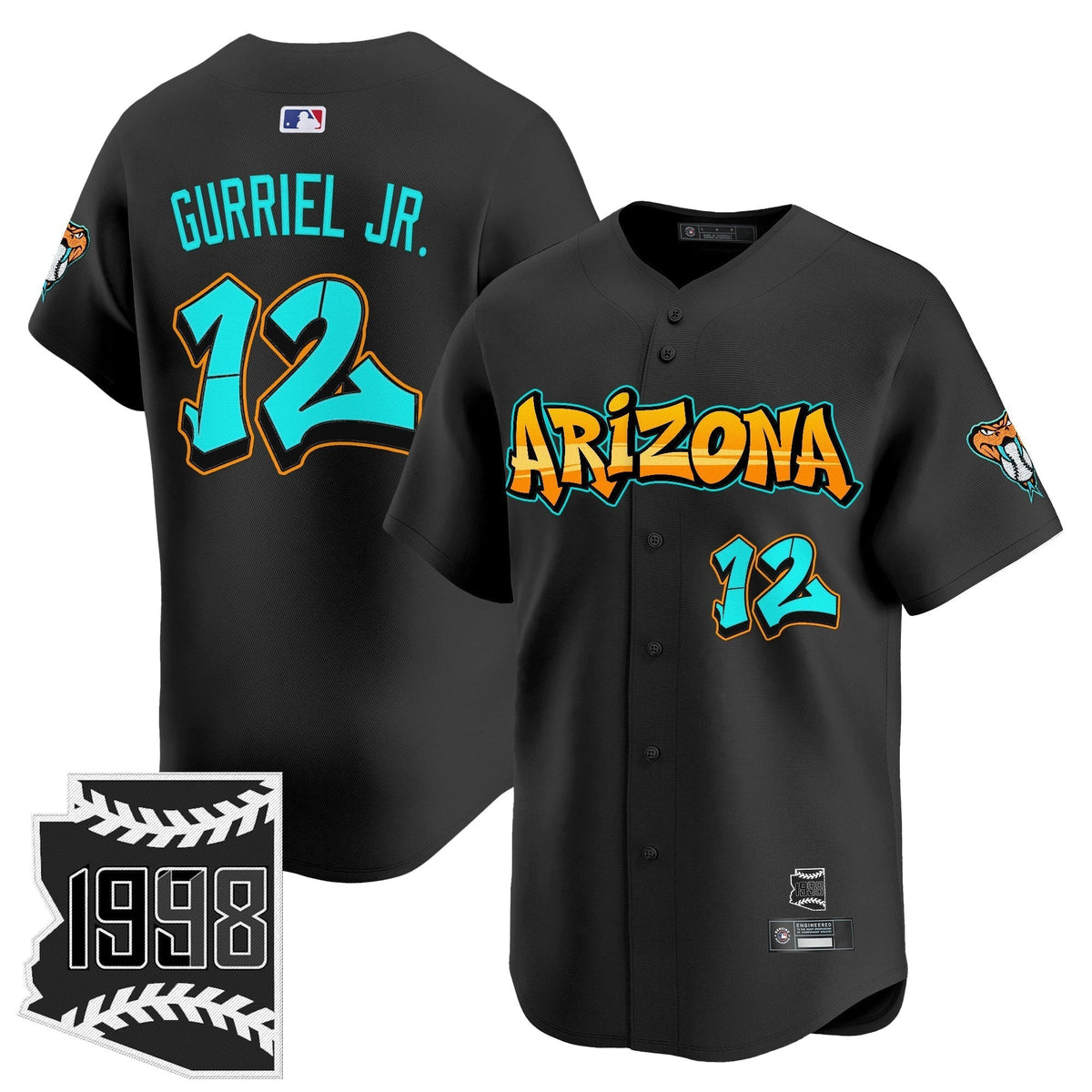 ARI 'Graffiti Desert Ink Edition' Vapor Premier Limited Jersey - Stitched
