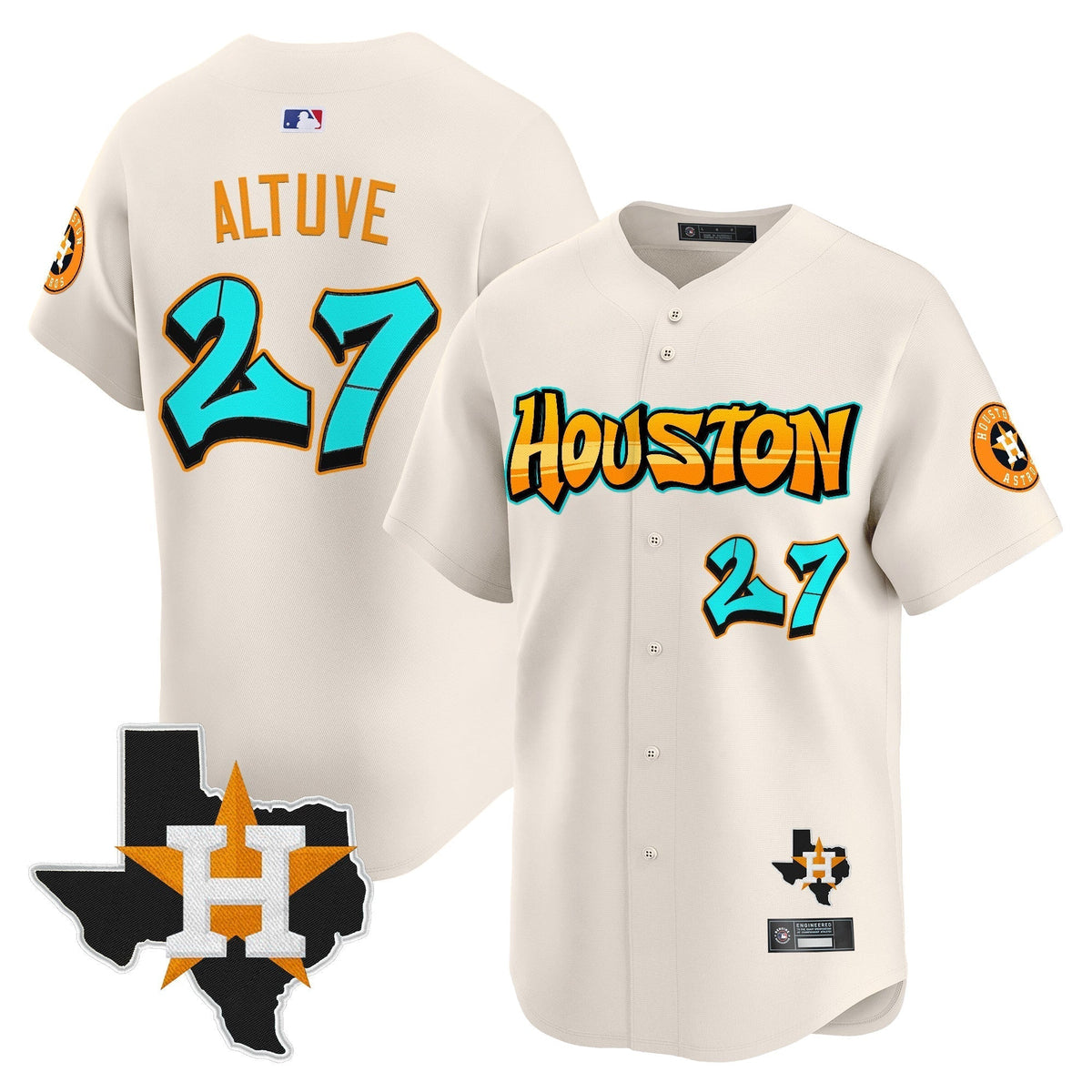 HOU 'Graffiti H-Town Edition' Vapor Premier Limited Jersey - Stitched