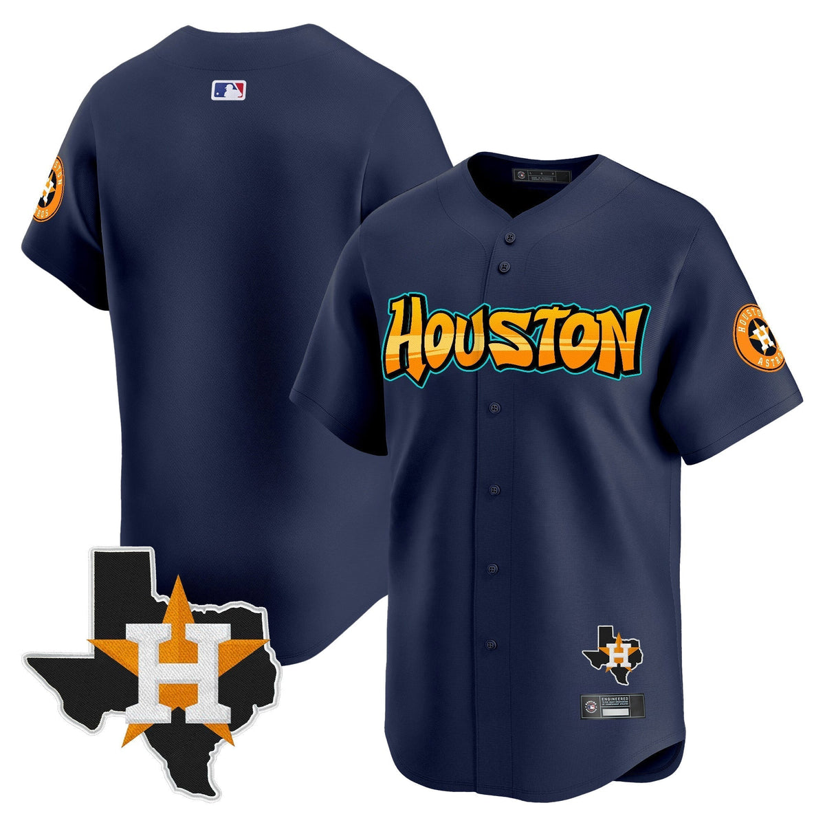 HOU 'Graffiti H-Town Edition' Vapor Premier Limited Jersey - Stitched