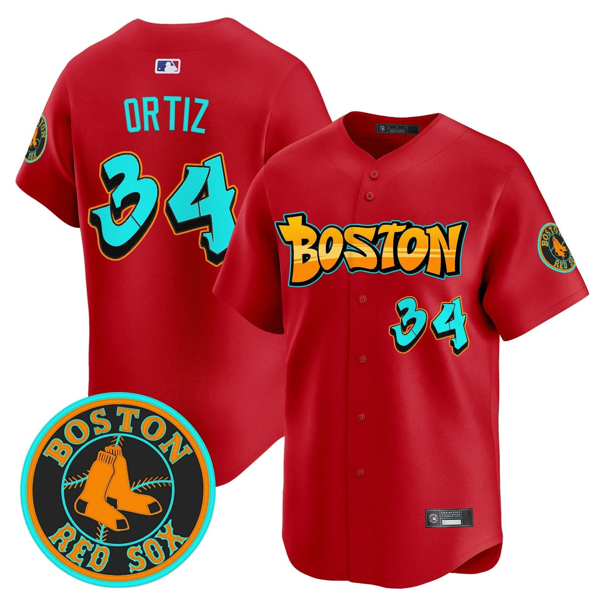 BOS 'Graffiti Streetstyle Edition' Vapor Premier Limited Jersey - Stitched