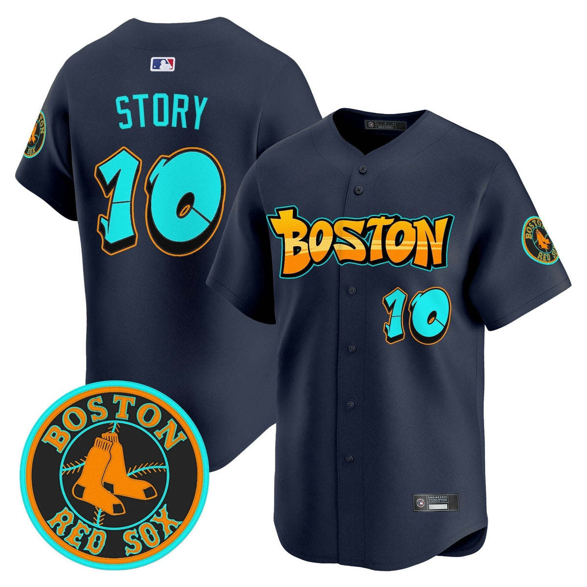 BOS 'Graffiti Streetstyle Edition' Vapor Premier Limited Jersey - Stitched