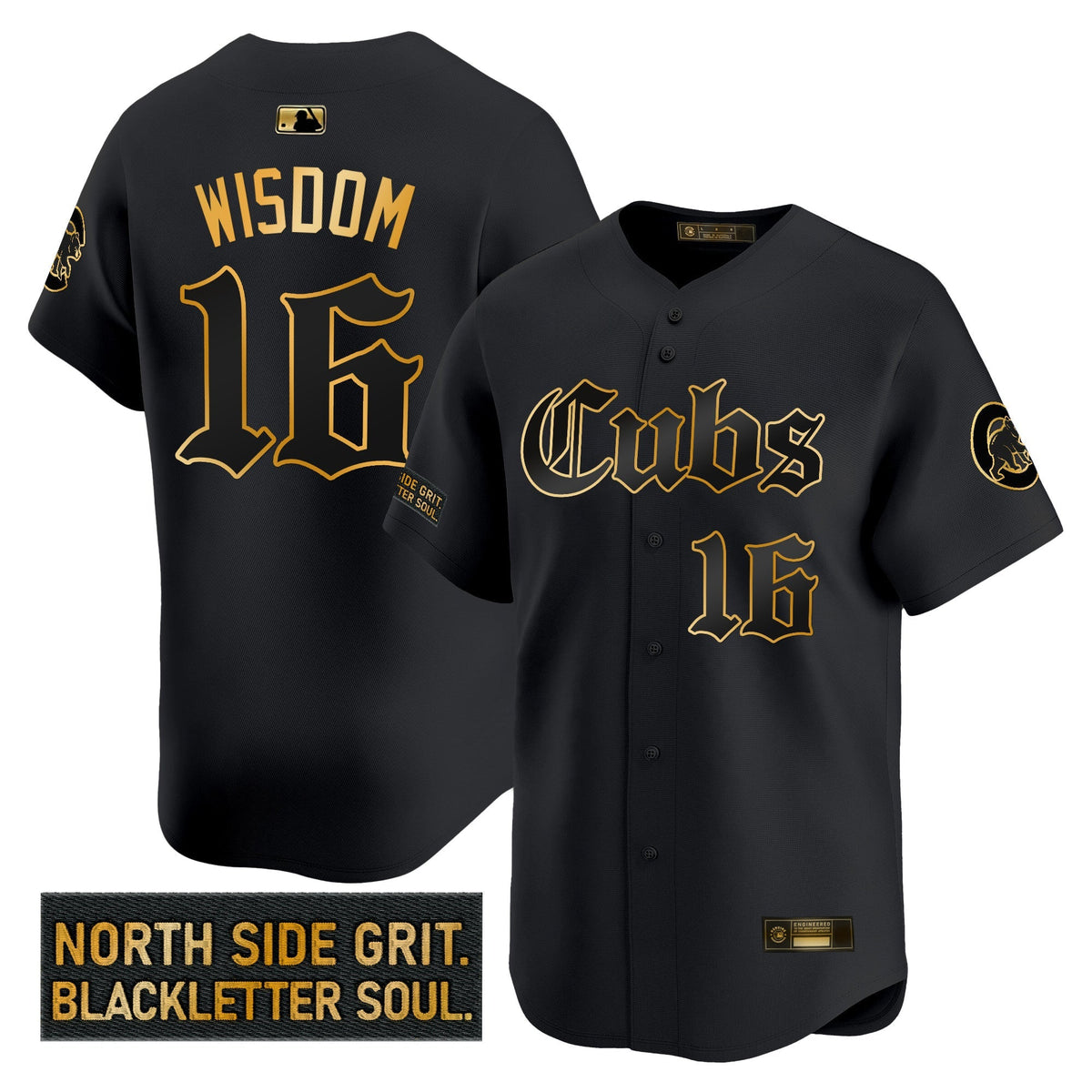 CHC 'Gothic North Side Edition' Gold Vapor Premier Limited Jersey - Stitched