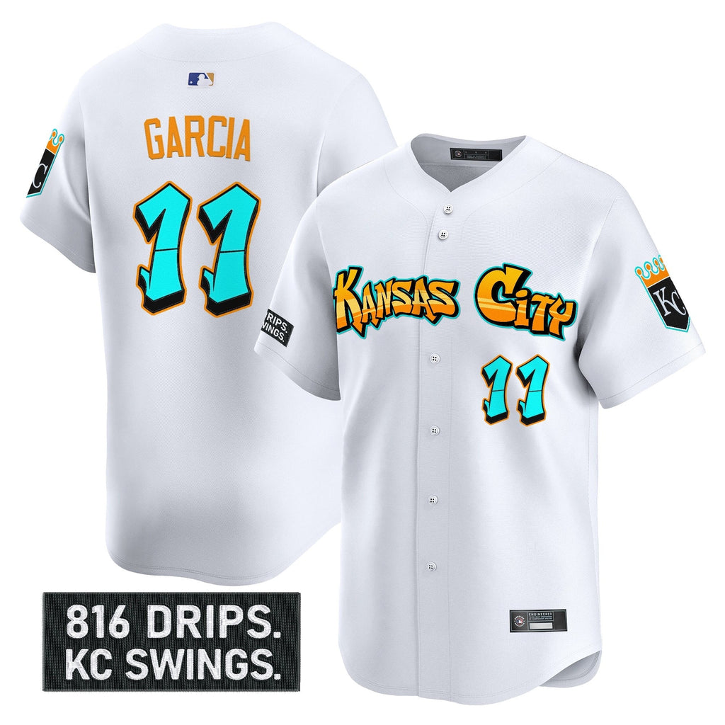 KC 'Graffiti Crown Drop Edition' Vapor Premier Limited Jersey - Stitched