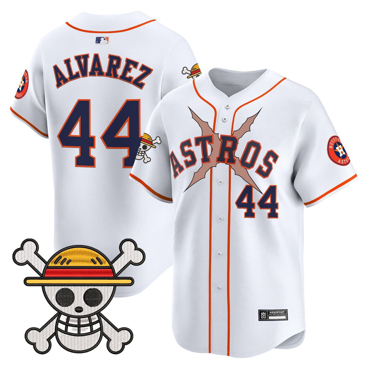 HOU x One Piece 2025 Vapor Premier Limited Jersey - Stitched