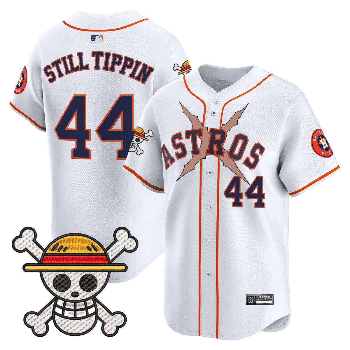 HOU x One Piece 2025 Vapor Premier Limited Jersey - Stitched