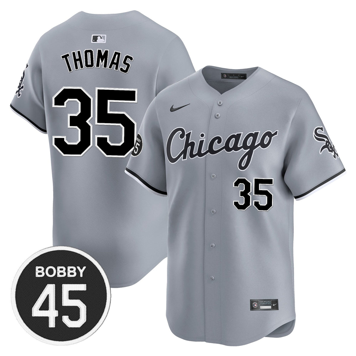 CWS Bobby Jenks Vapor Premier Limited Jersey - Stitched