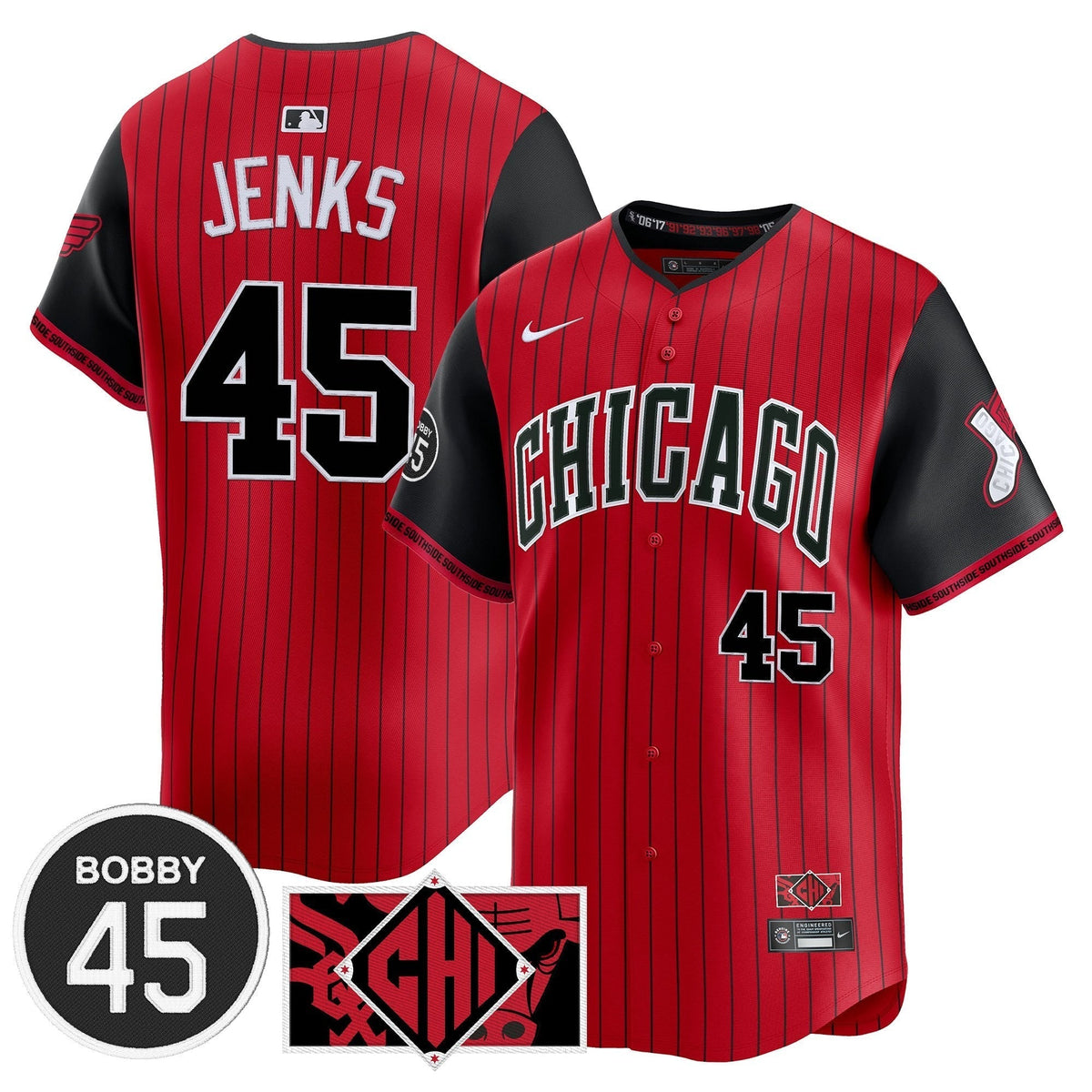 CWS Bobby Jenks Vapor Premier Limited Jersey - Stitched