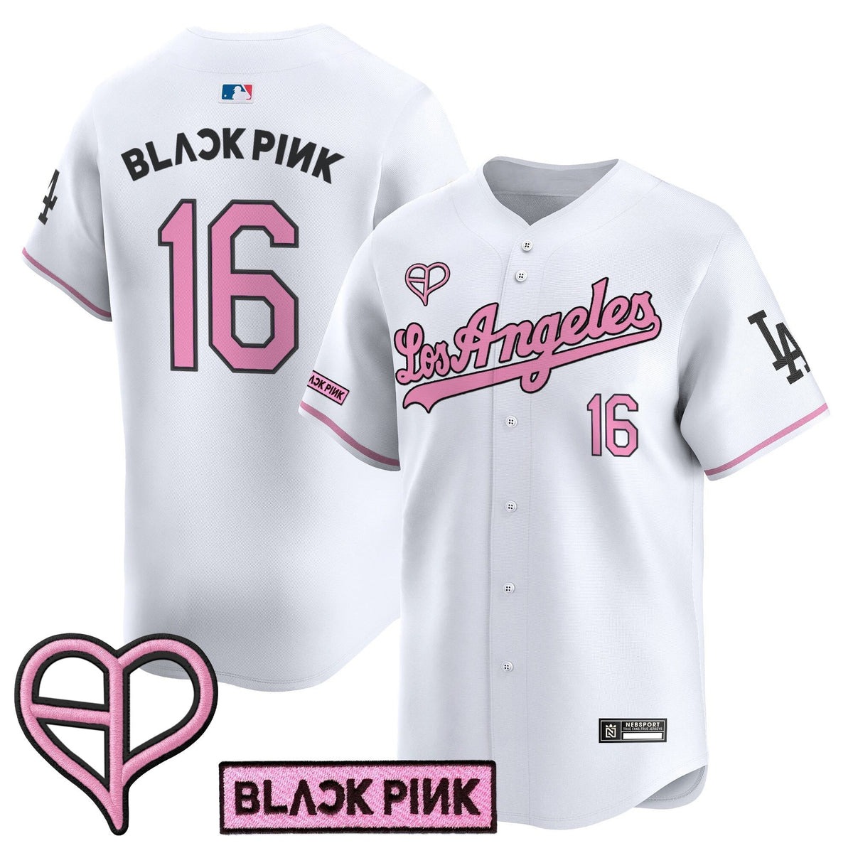 LAD x BLACKPINK 2025 Vapor Premier Limited Jersey - Stitched