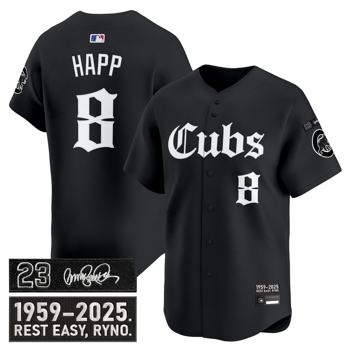 CHC 'Ryne Sandberg Tribute' Vapor Premier Limited Men Jersey - Gothic Edition - All Stitched