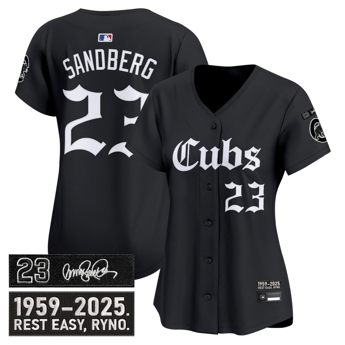 Women's CHC 'Ryne Sandberg Tribute' Vapor Premier Limited Jersey - Gothic Edition - All Stitched