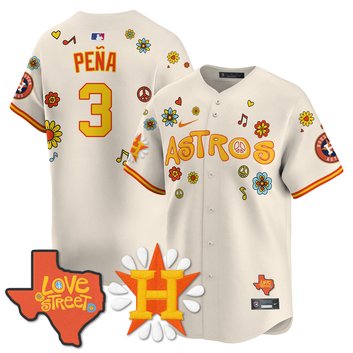 HOU "Love Street" Limited Jersey - All Stitched