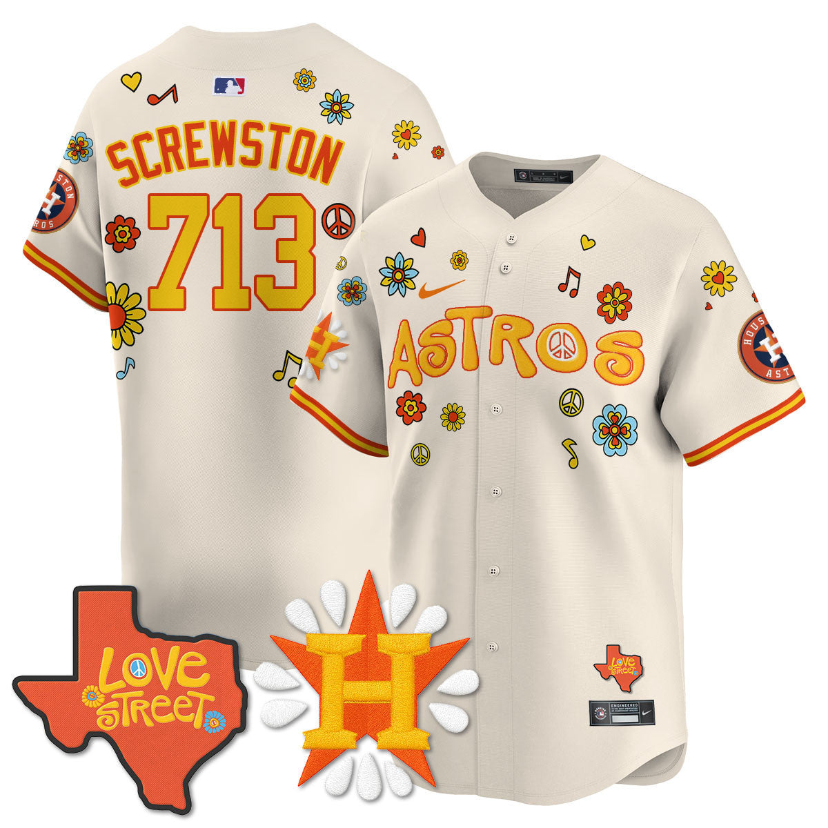 HOU "Love Street" Limited Jersey - All Stitched