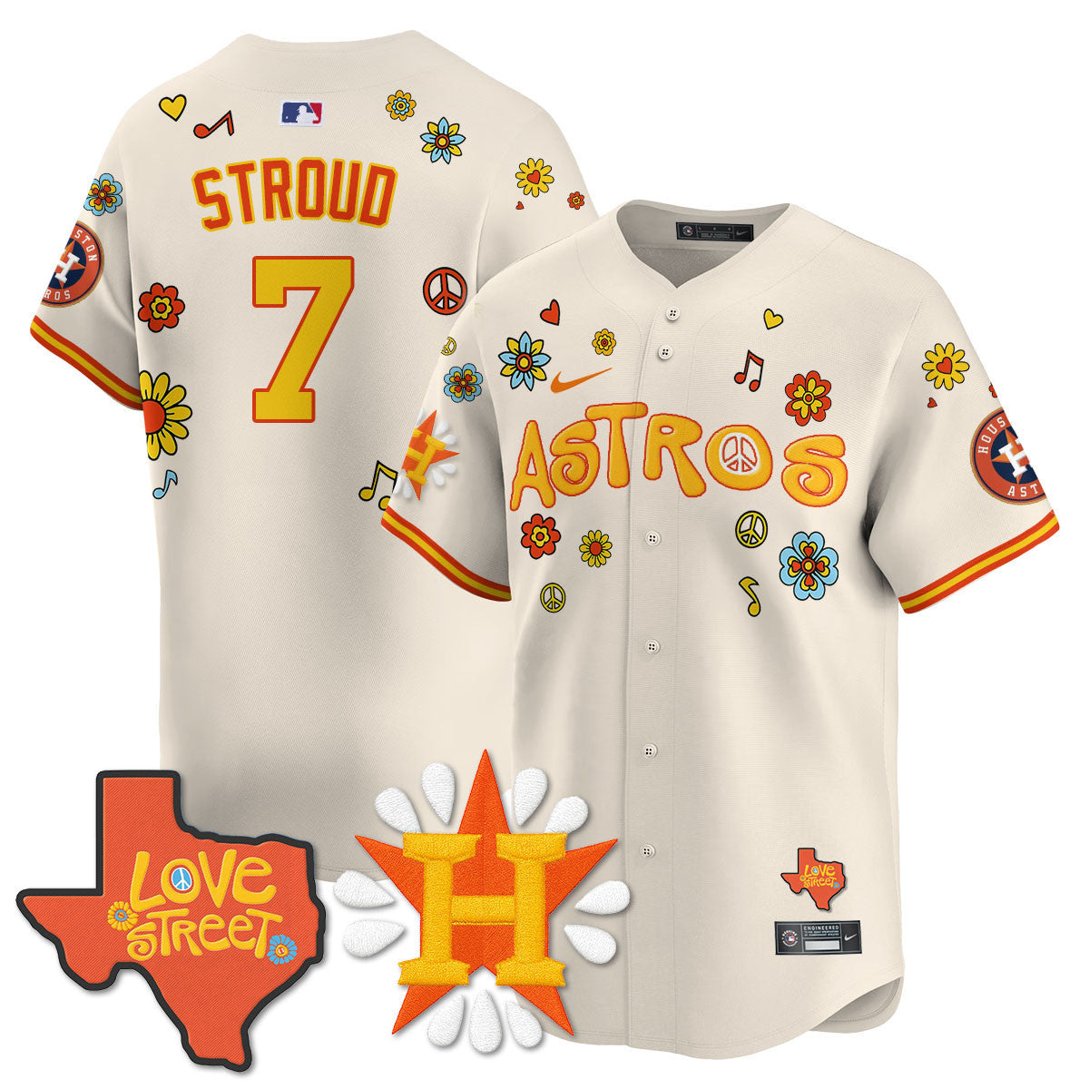 HOU "Love Street" Limited Jersey - All Stitched