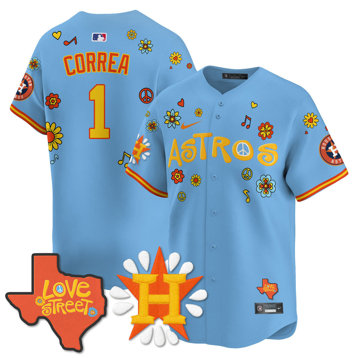 HOU "Love Street" Limited Jersey - All Stitched