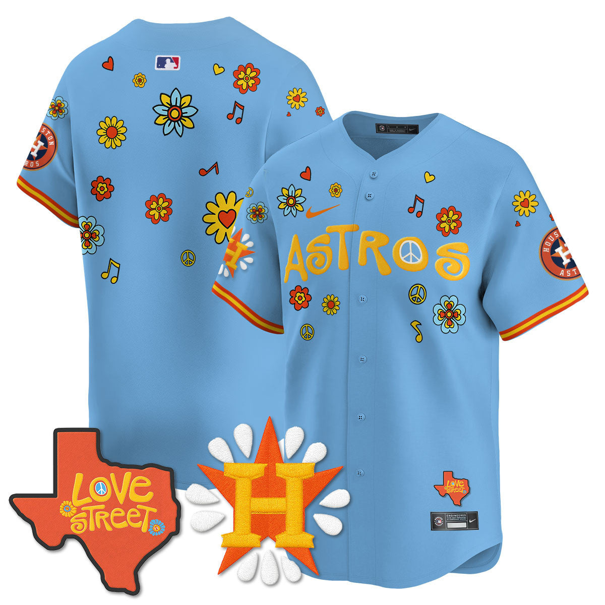 HOU "Love Street" Limited Jersey - All Stitched