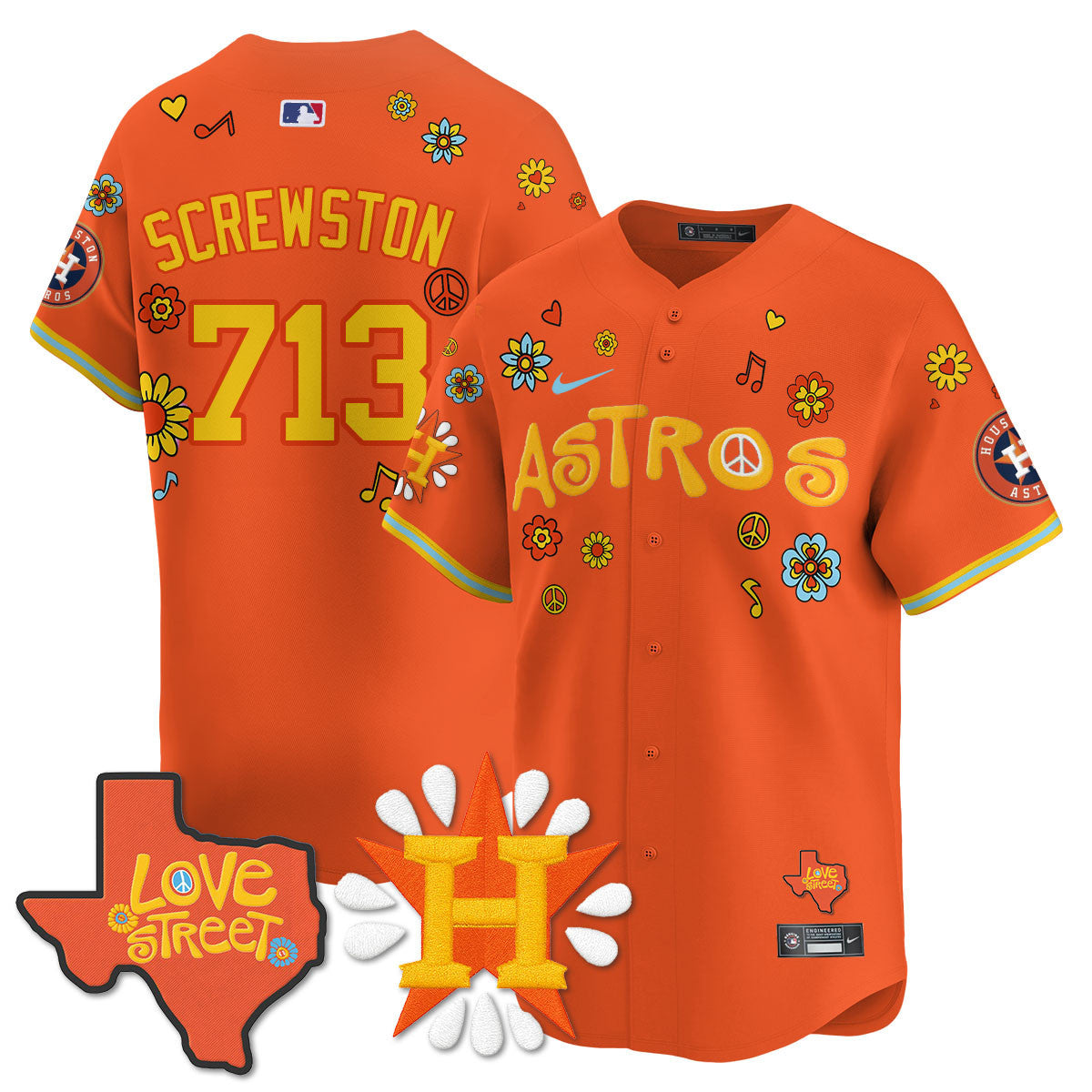 HOU "Love Street" Limited Jersey - All Stitched