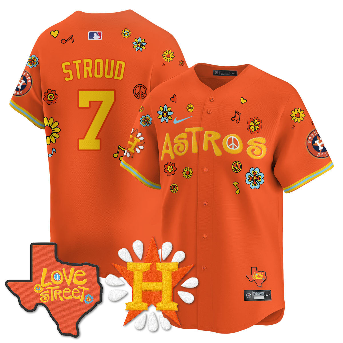 HOU "Love Street" Limited Jersey - All Stitched