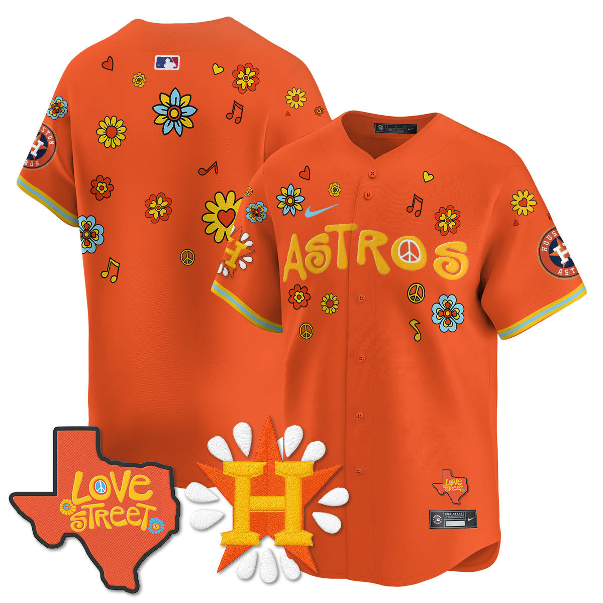HOU "Love Street" Limited Jersey - All Stitched