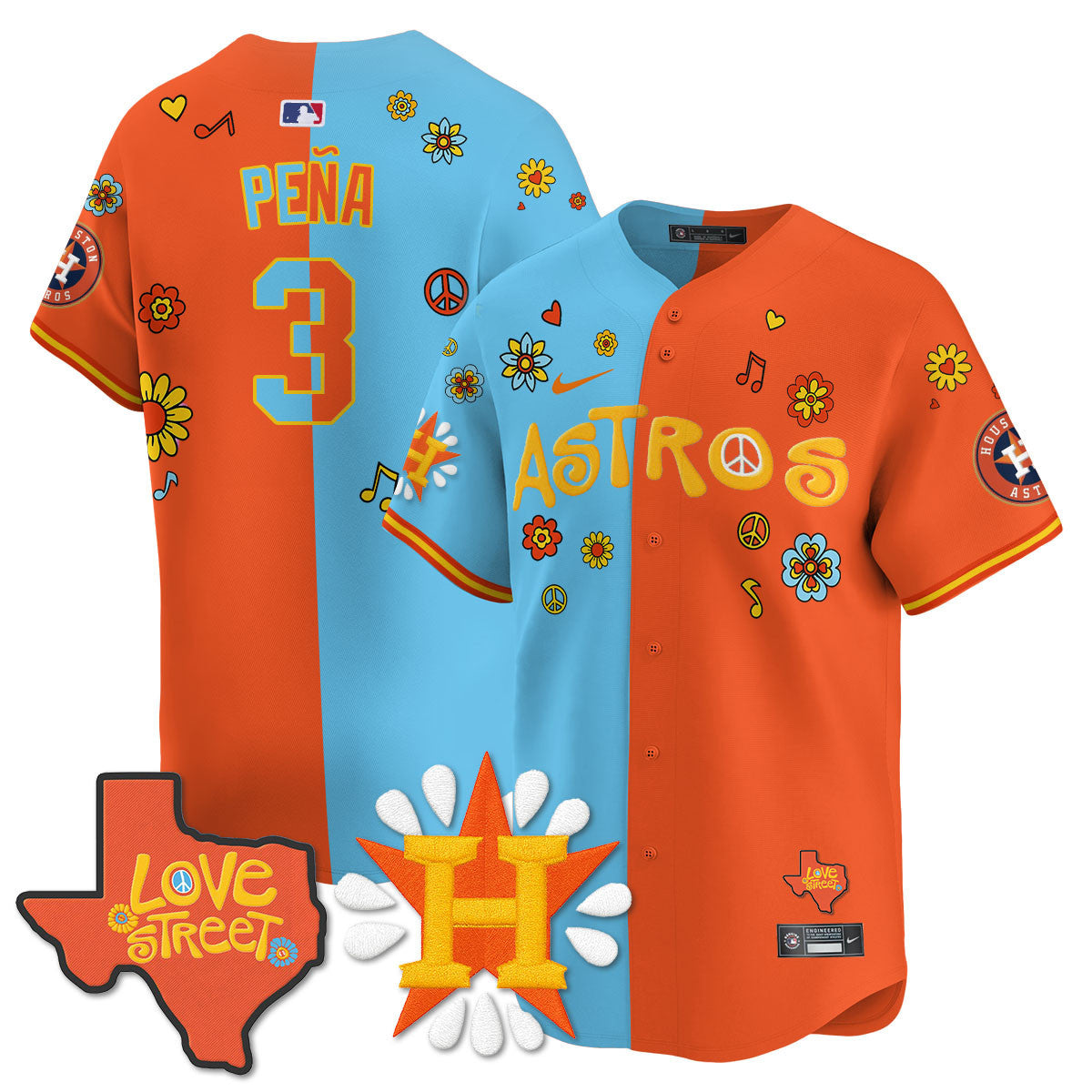 HOU "Love Street" Limited Jersey - All Stitched