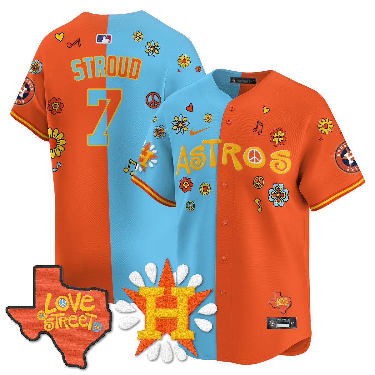 HOU "Love Street" Limited Jersey - All Stitched
