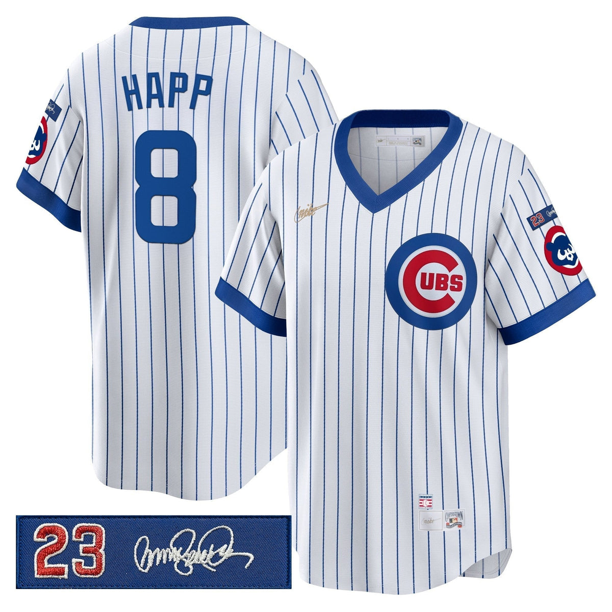 CHC 'Ryne Sandberg Tribute Patch' Cooperstown Jersey - Stitched