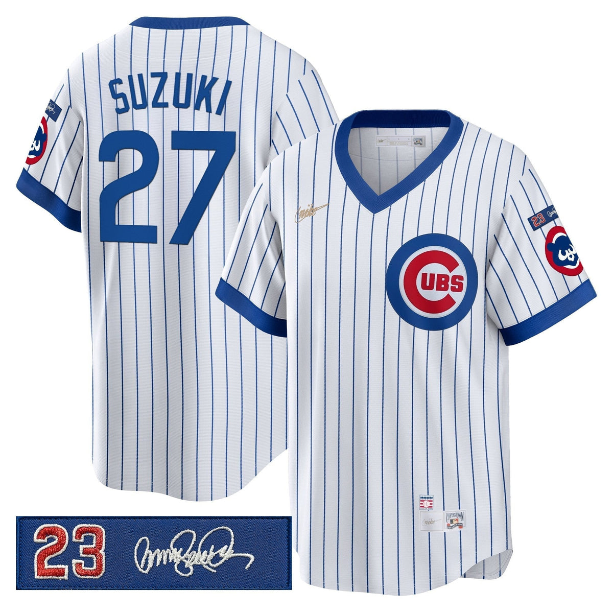 CHC 'Ryne Sandberg Tribute Patch' Cooperstown Jersey - All Stitched
