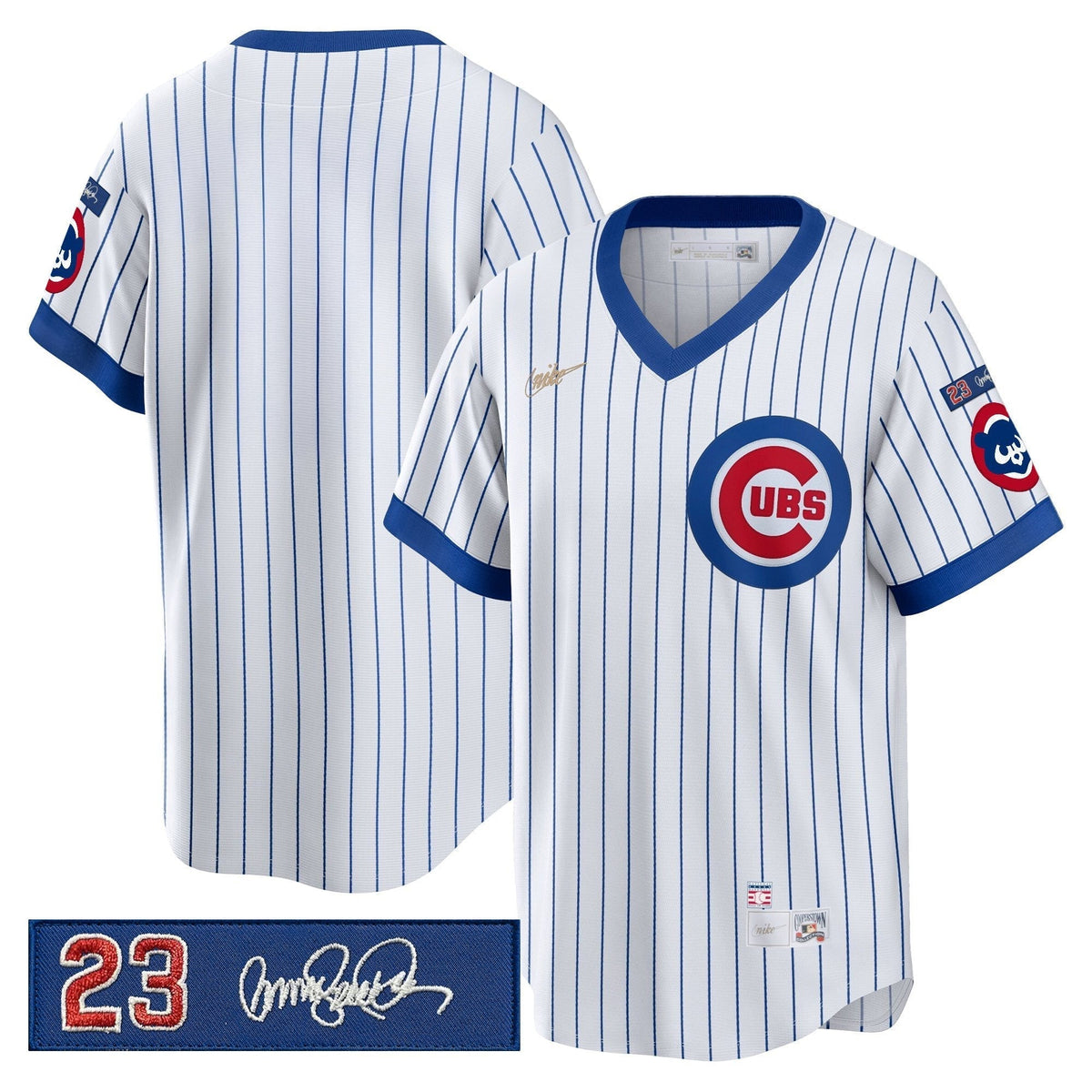 CHC 'Ryne Sandberg Tribute Patch' Cooperstown Jersey - Stitched