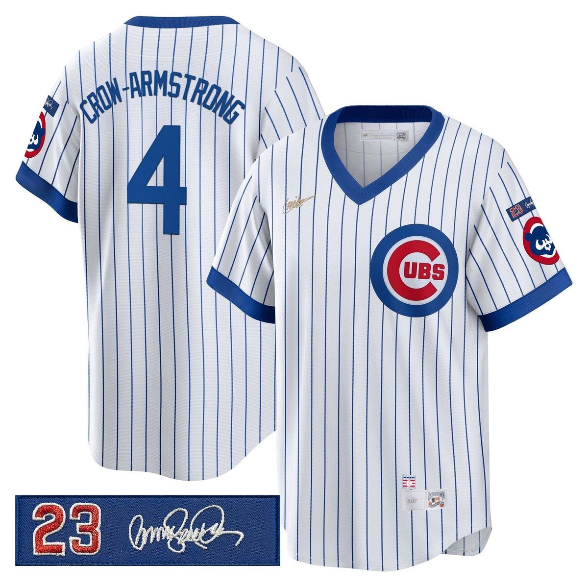 CHC 'Ryne Sandberg Tribute Patch' Cooperstown Jersey - All Stitched