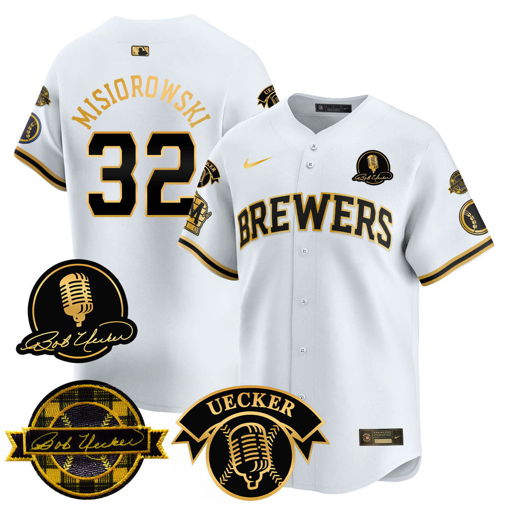 MIL 2025 Limited Jersey - Bob Uecker Patch - All Stitched
