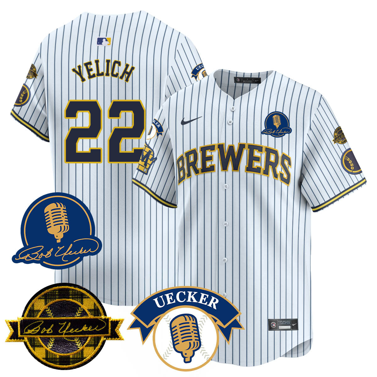 MIL 2025 Limited Jersey - Bob Uecker Patch - All Stitched