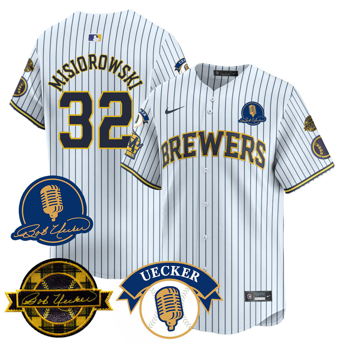 MIL 2025 Limited Jersey - Bob Uecker Patch - All Stitched