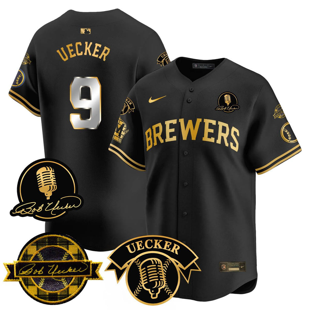 MIL 2025 Limited Men Jersey - Bob Uecker Patch - All Stitched