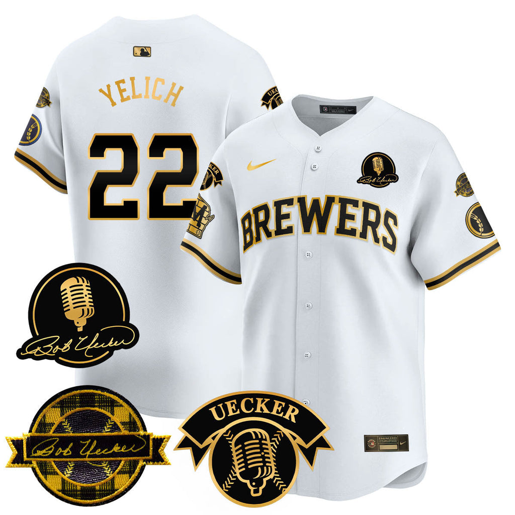 MIL 2025 Limited Jersey - Bob Uecker Patch - All Stitched