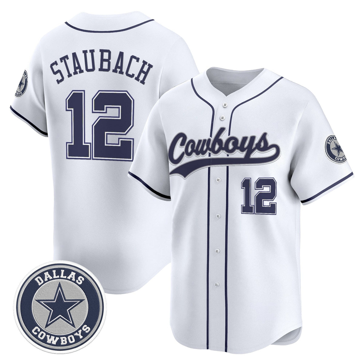DAL Vapor Baseball Jersey - Stitched