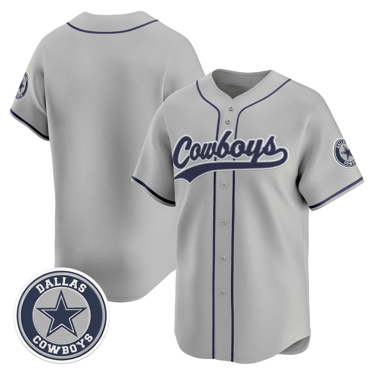 DAL Vapor Baseball Jersey - Stitched