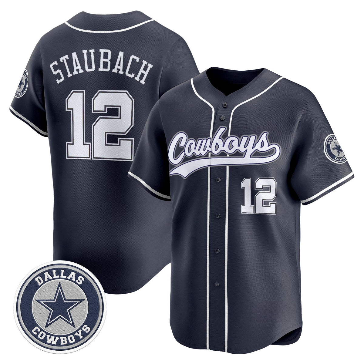 DAL Vapor Baseball Jersey - Stitched