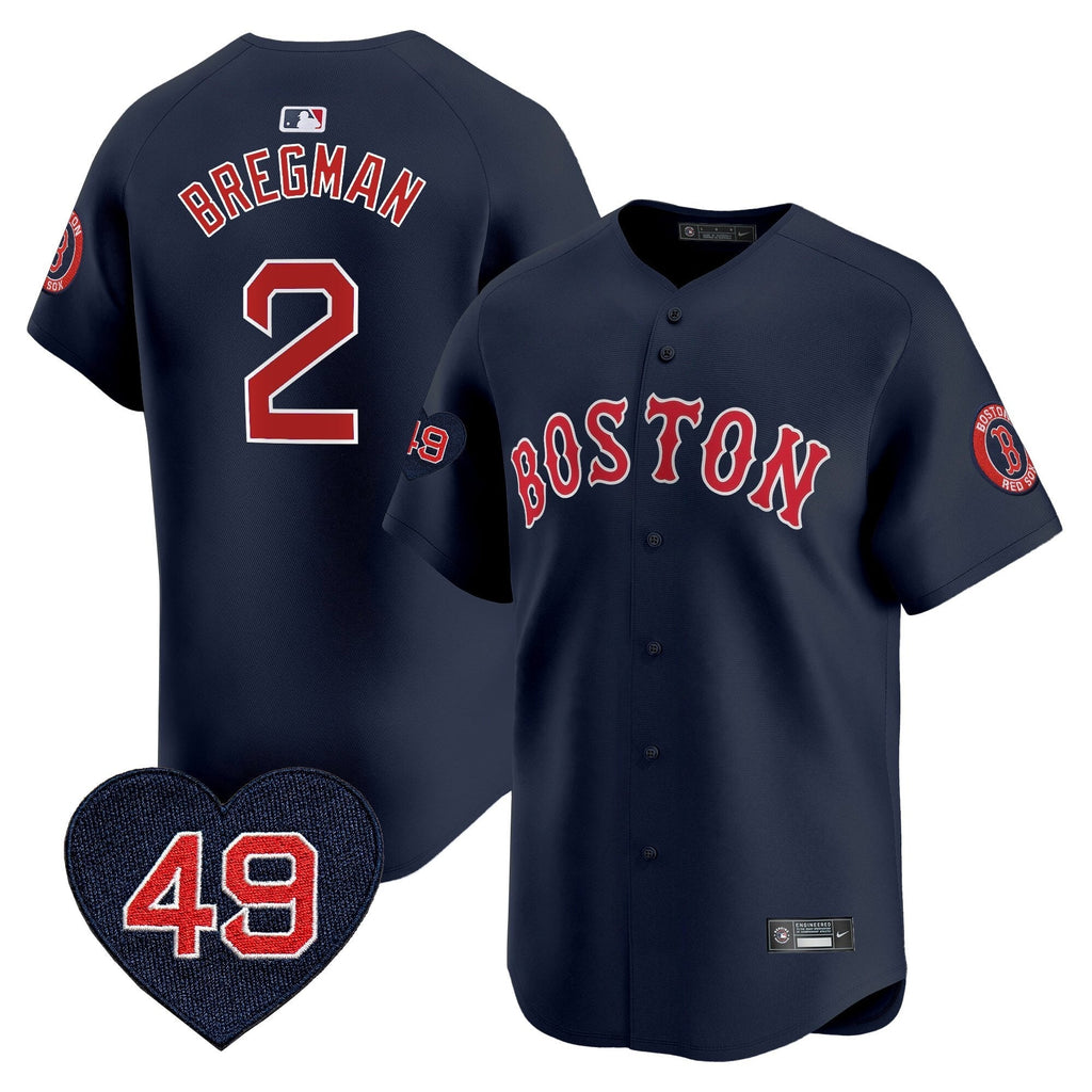 BOS Tim Wakefield Patch Vapor Premier Limited Jersey - All Stitched