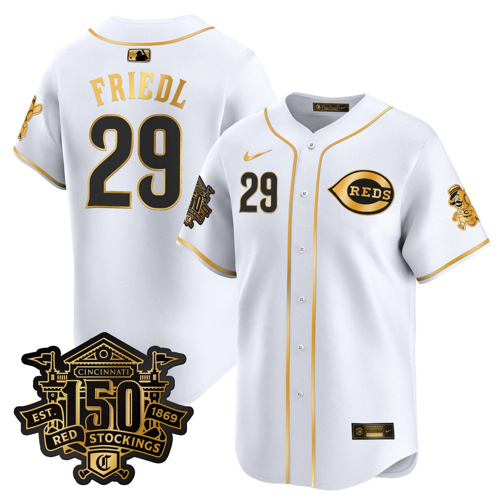 CIN 150th Anniversary Patch Vapor Premier Limited Jersey - All Stitched