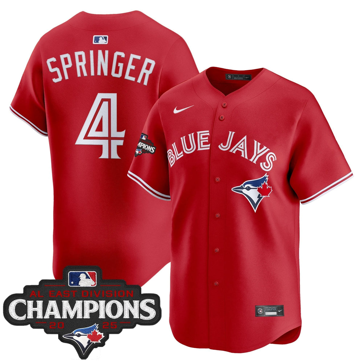 TOR 2025 AL East Division Champions Vapor Premier Limited Jersey - All Stitched