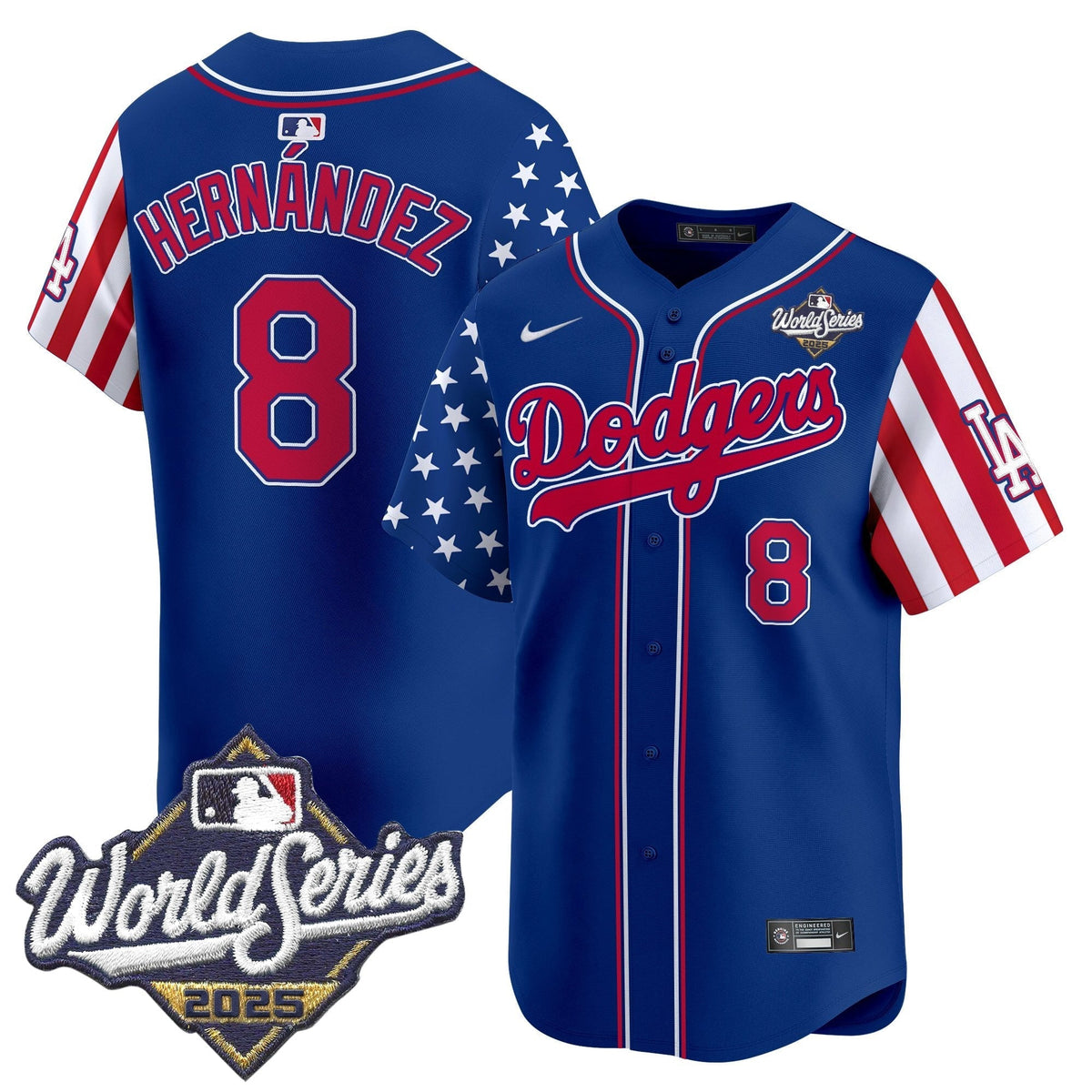 LAD 2025 World Series Vapor Premier Limited Jersey - American Style - All Stitched