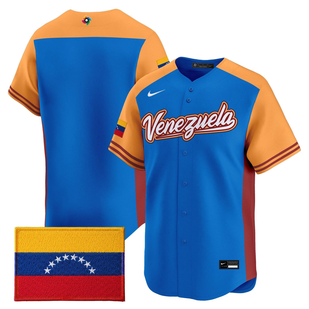 Team Venezuela World Baseball Classic Vapor Premier Jersey - 2026 Roster - All Stitched