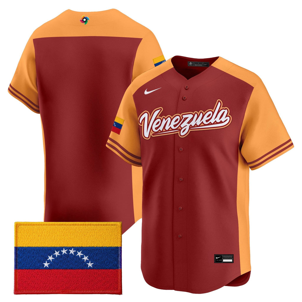 Team Venezuela World Baseball Classic Vapor Premier Jersey - 2026 Roster - All Stitched